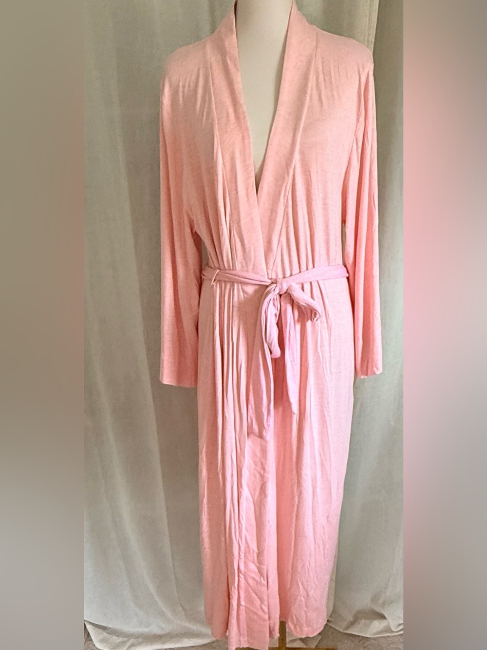 Papinelle Kate Modal Soft Maxi Robe Pink Size Small NWOT TENCEL™ Modal Belted